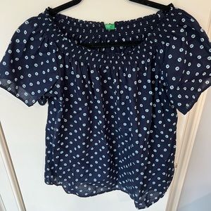 United Colors of Benetton Smocked Cotton Top